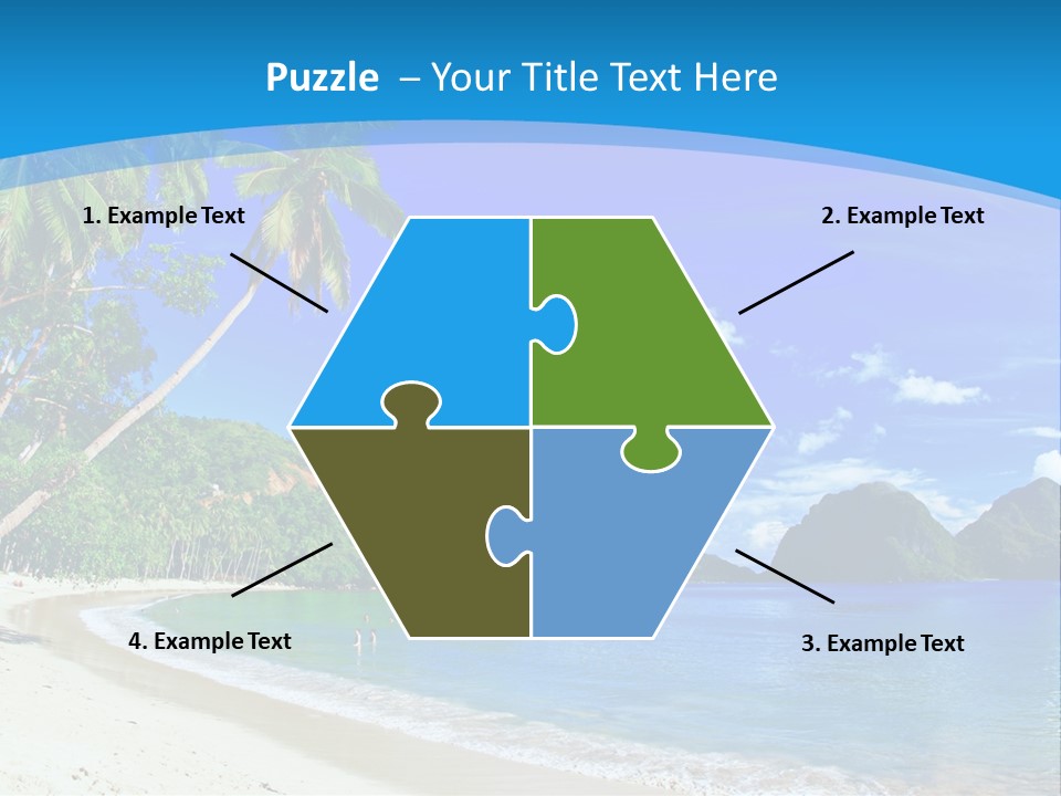 Island Summer Tropics PowerPoint Template