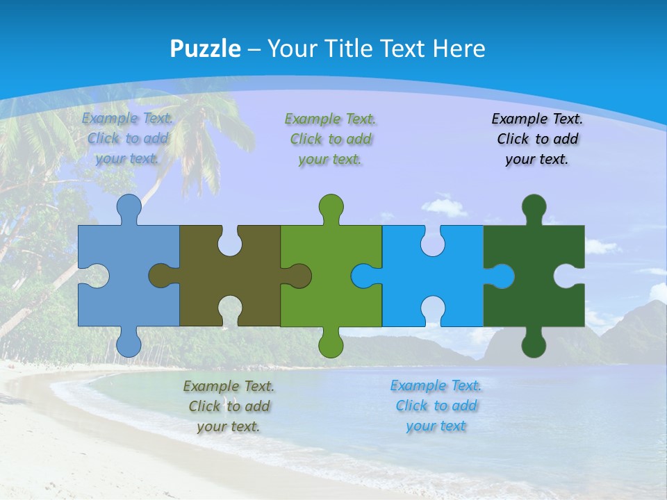 Island Summer Tropics PowerPoint Template