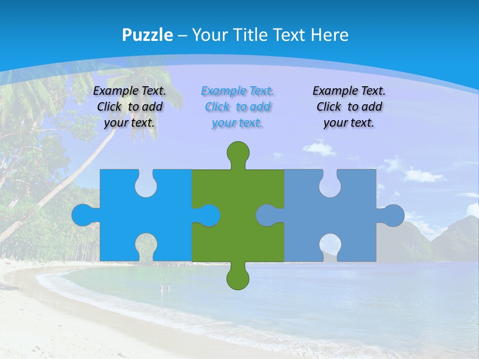 Island Summer Tropics PowerPoint Template