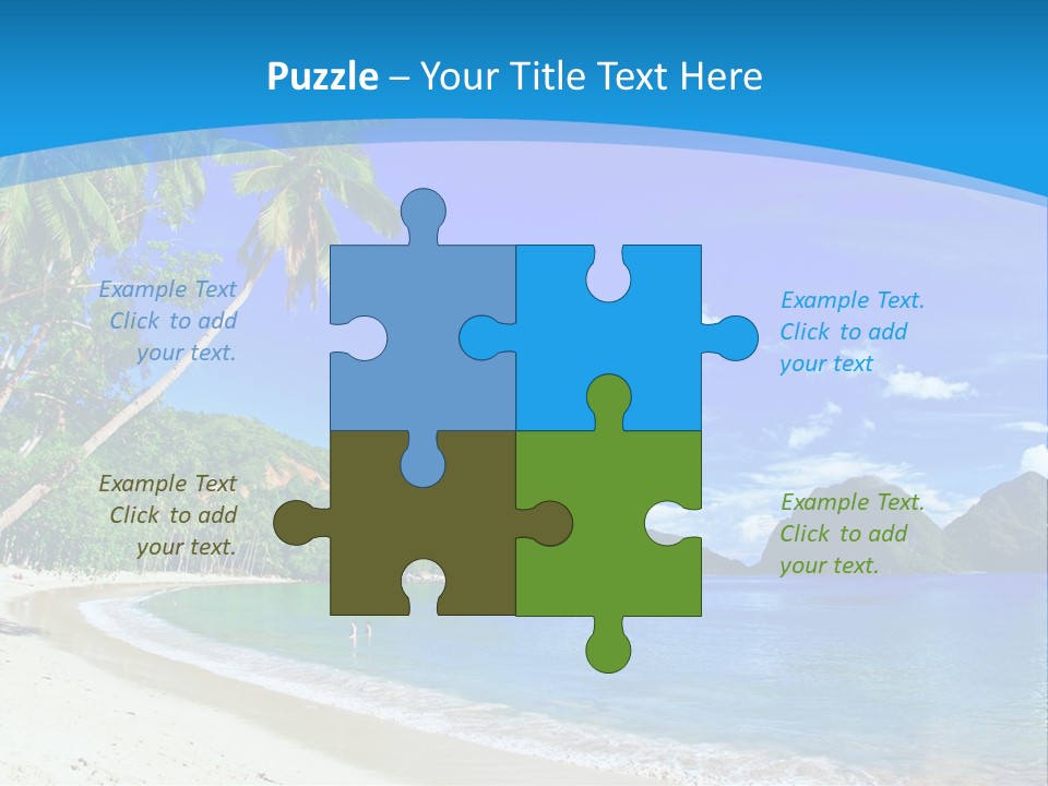 Island Summer Tropics PowerPoint Template