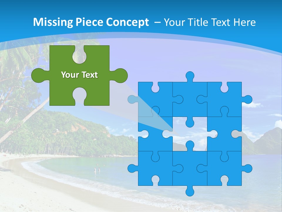 Island Summer Tropics PowerPoint Template