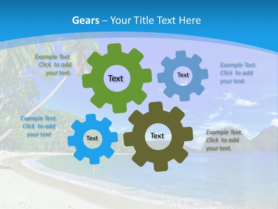 Island Summer Tropics PowerPoint Template