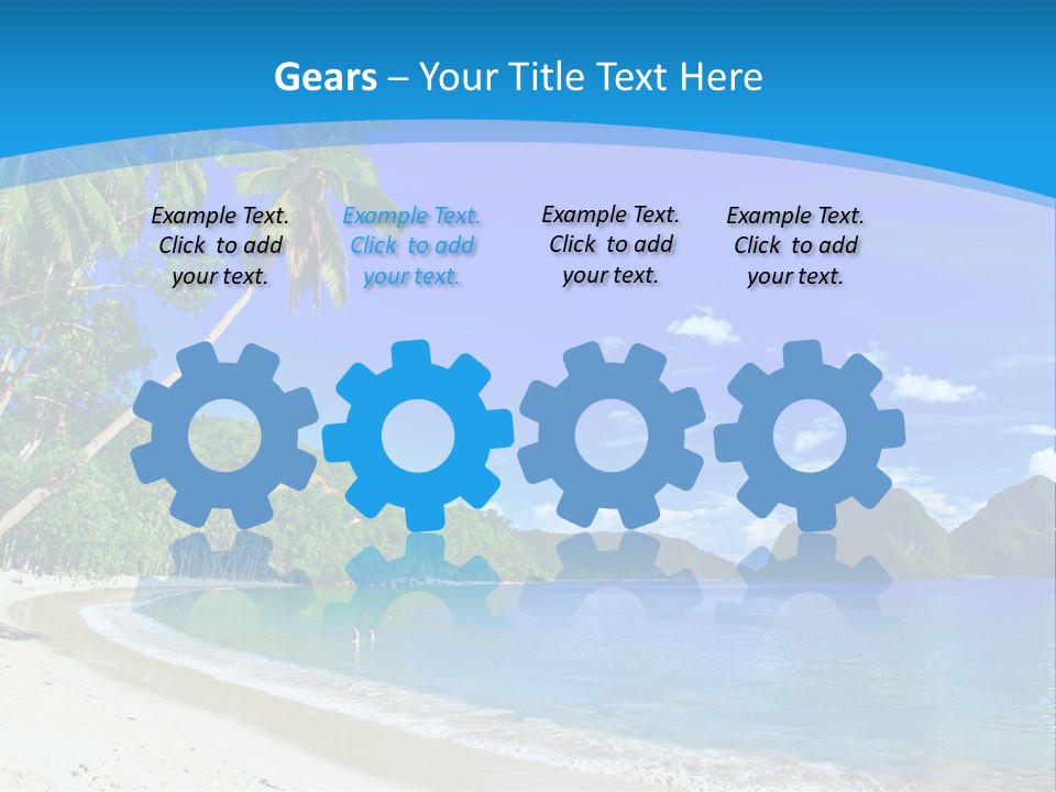 Island Summer Tropics PowerPoint Template