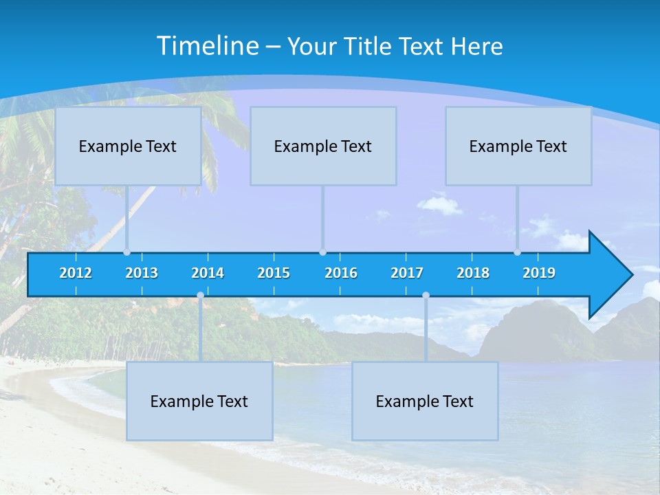 Island Summer Tropics PowerPoint Template