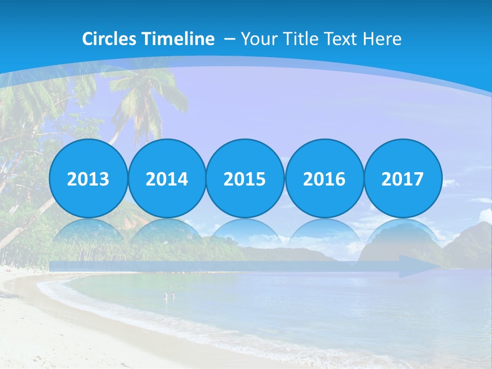 Island Summer Tropics PowerPoint Template