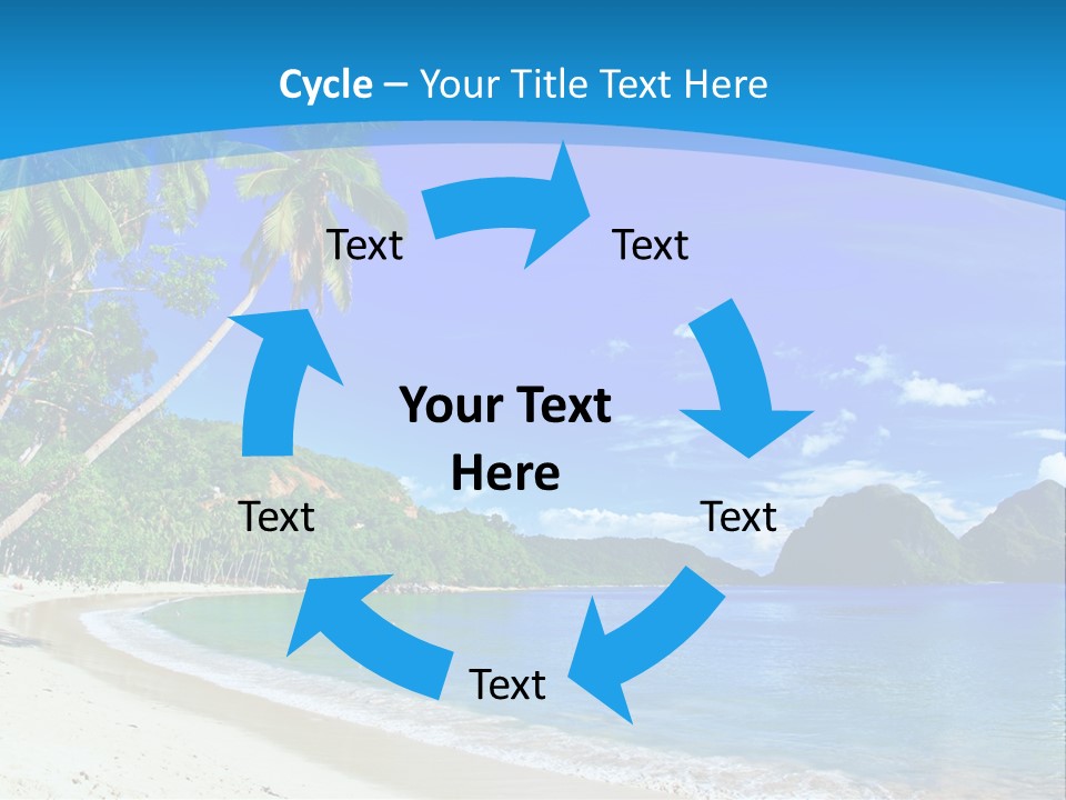 Island Summer Tropics PowerPoint Template