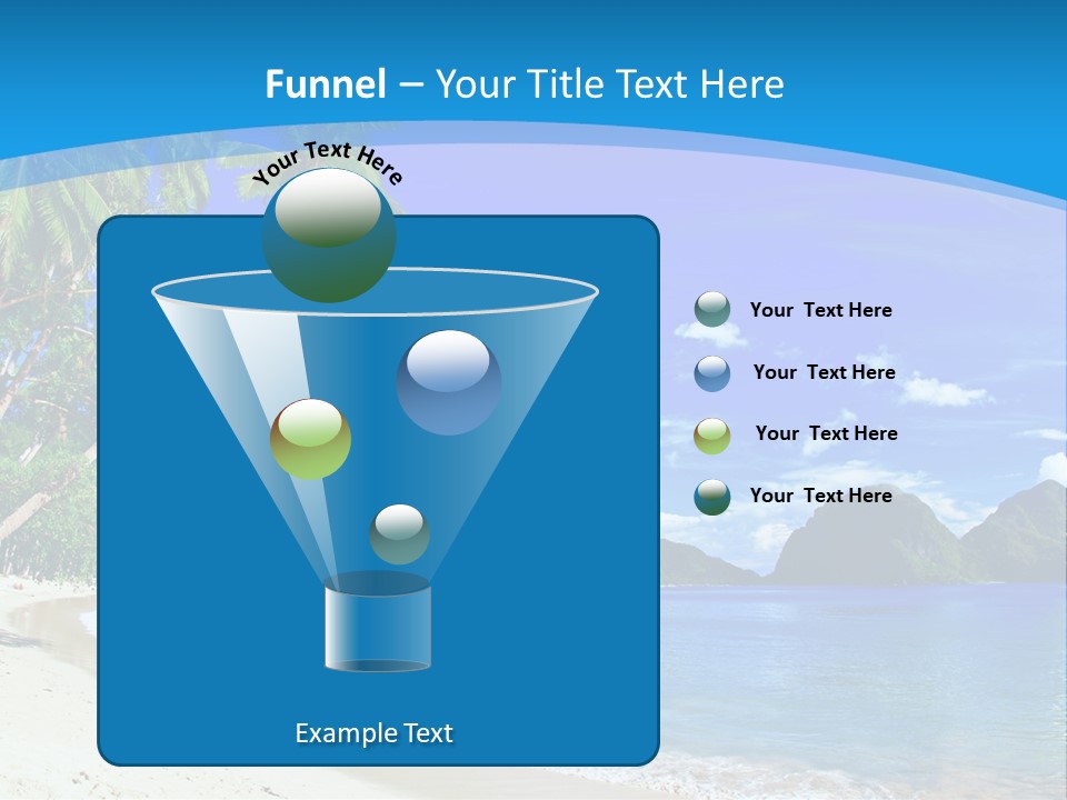 Island Summer Tropics PowerPoint Template