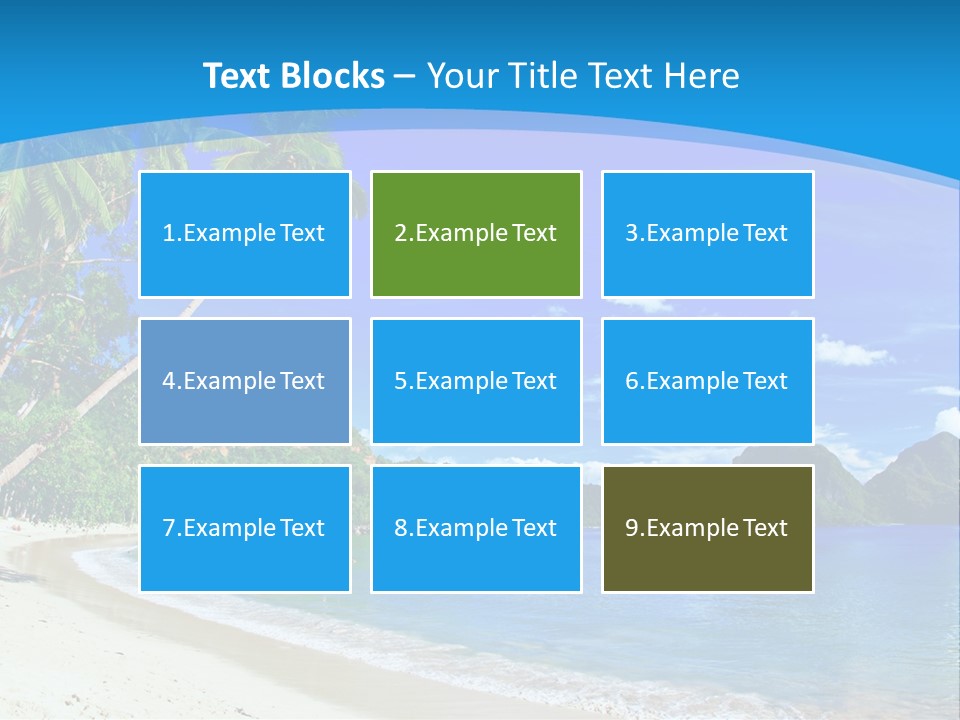 Island Summer Tropics PowerPoint Template