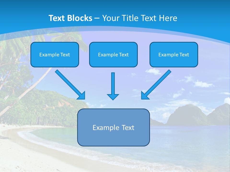 Island Summer Tropics PowerPoint Template