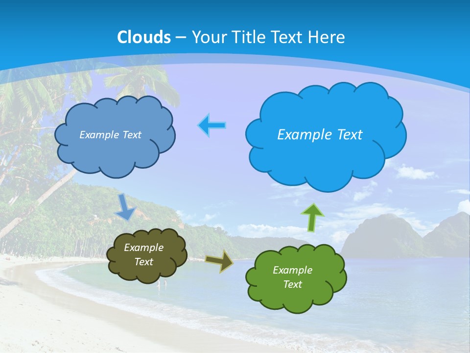 Island Summer Tropics PowerPoint Template