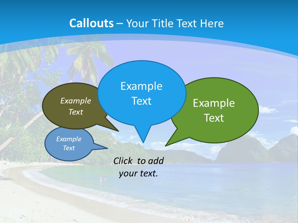 Island Summer Tropics PowerPoint Template