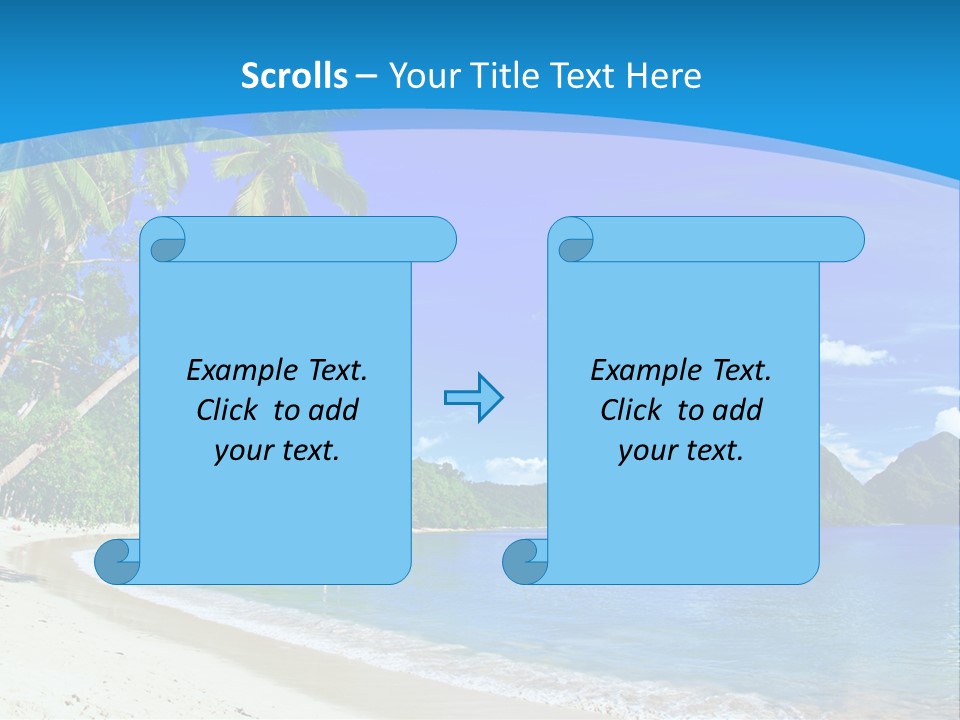 Island Summer Tropics PowerPoint Template
