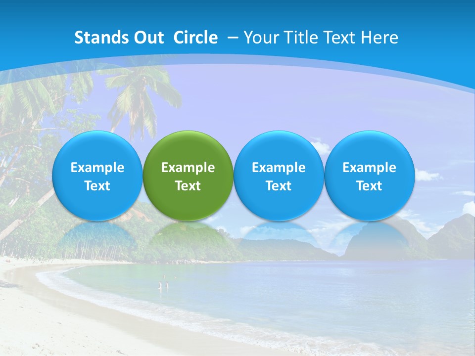 Island Summer Tropics PowerPoint Template