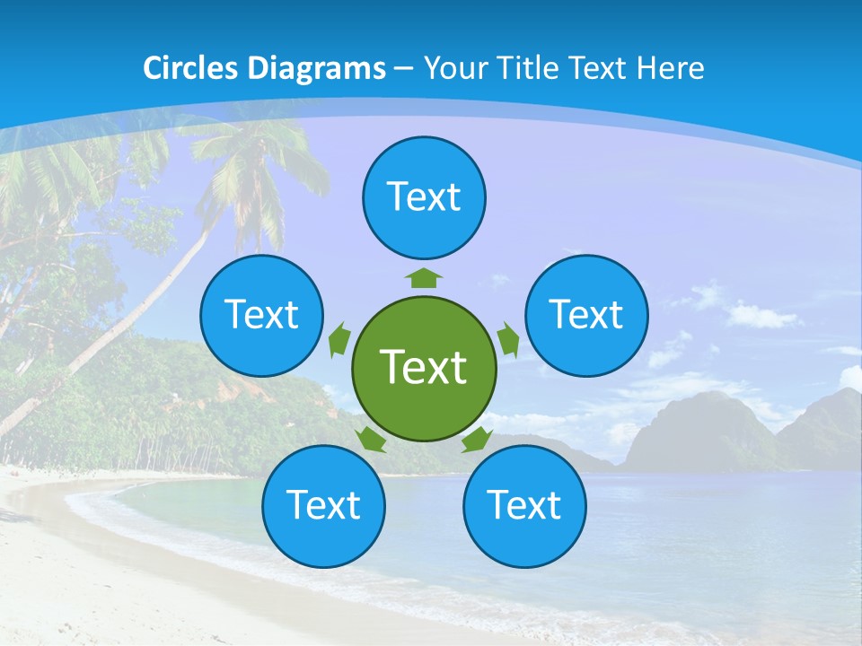 Island Summer Tropics PowerPoint Template