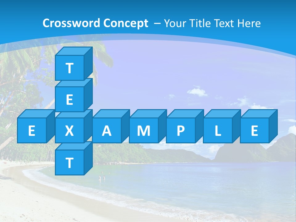 Island Summer Tropics PowerPoint Template