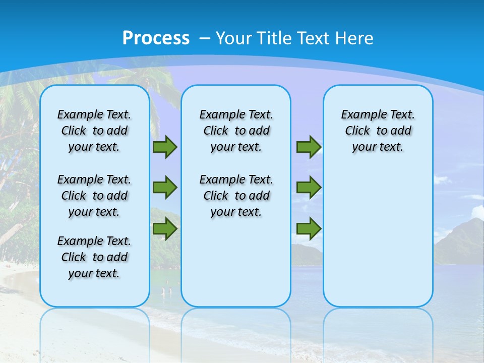 Island Summer Tropics PowerPoint Template