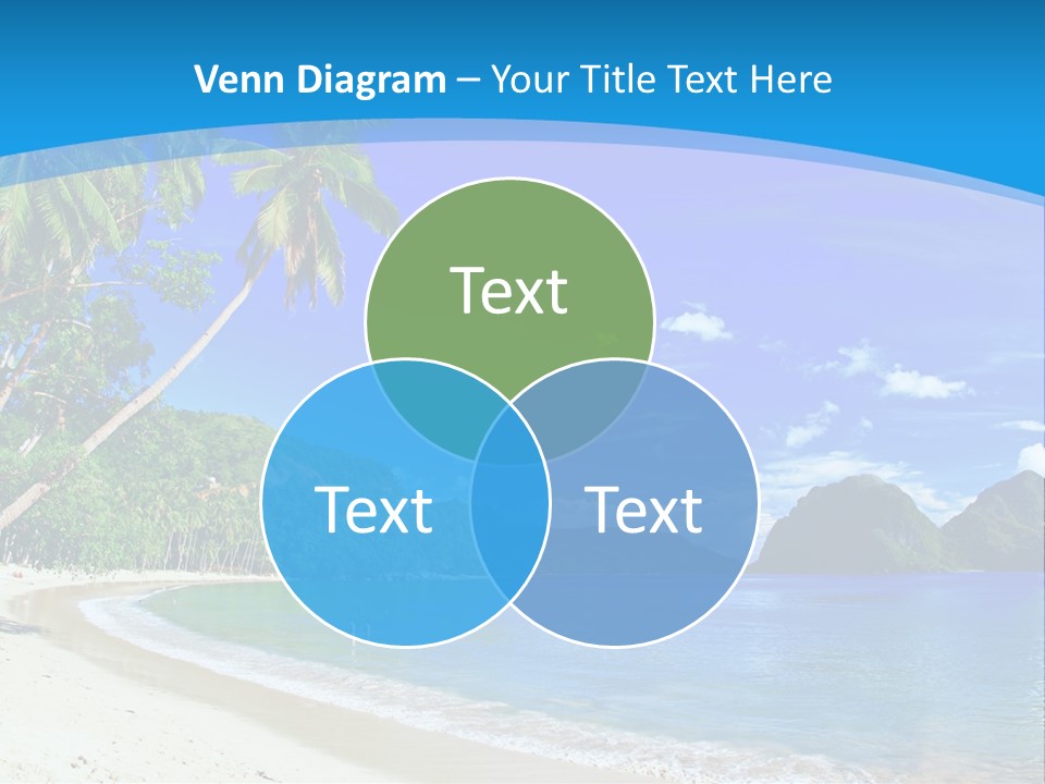 Island Summer Tropics PowerPoint Template