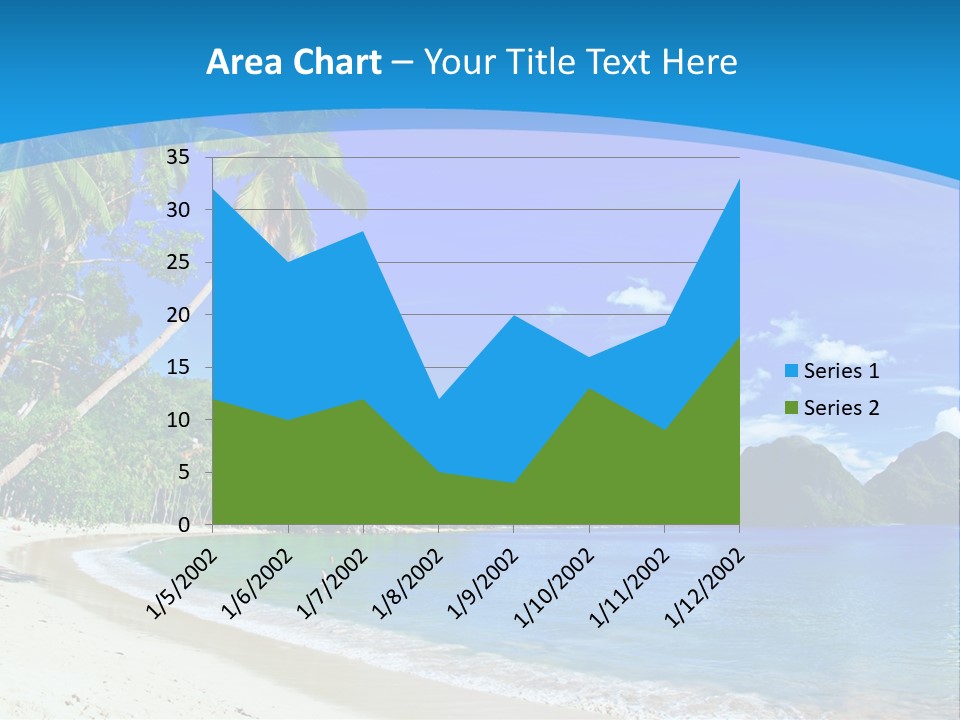 Island Summer Tropics PowerPoint Template