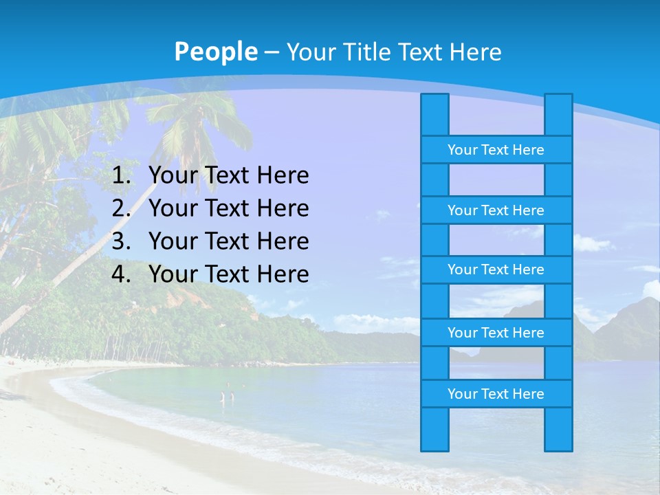 Island Summer Tropics PowerPoint Template