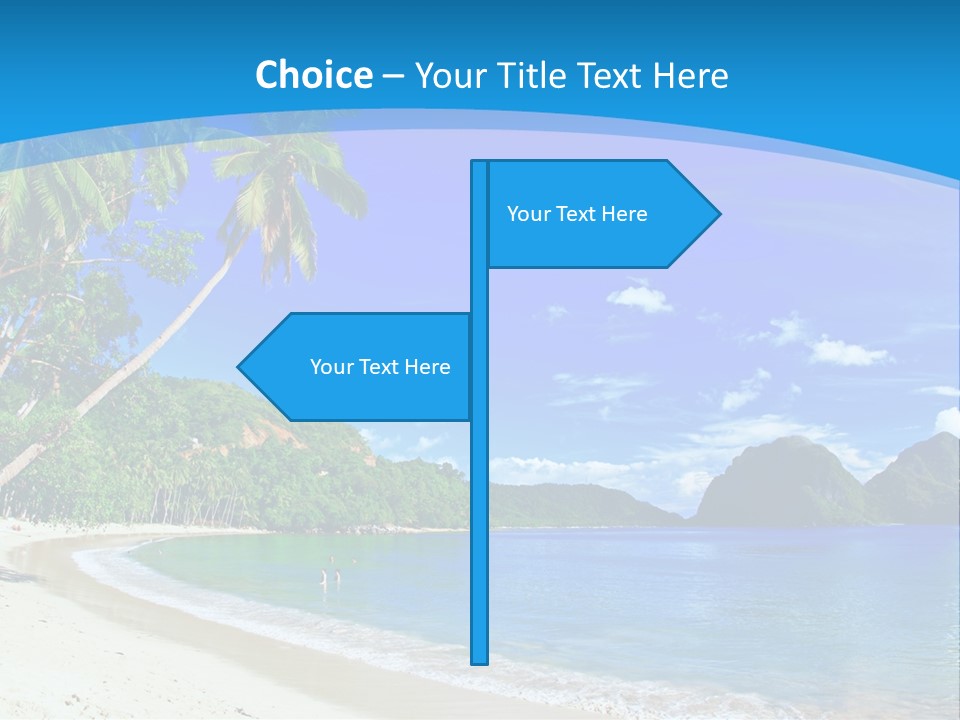 Island Summer Tropics PowerPoint Template