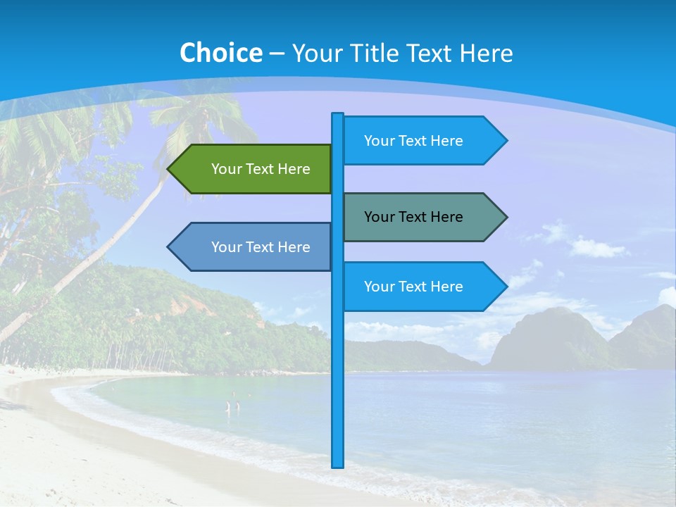 Island Summer Tropics PowerPoint Template