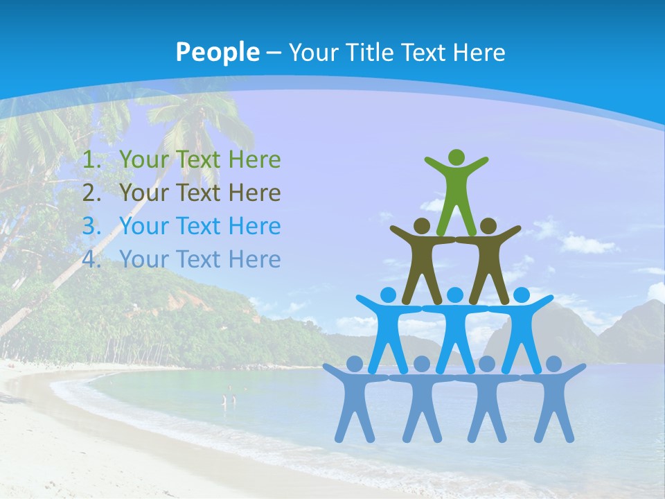 Island Summer Tropics PowerPoint Template