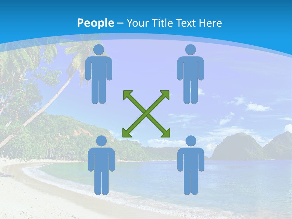 Island Summer Tropics PowerPoint Template