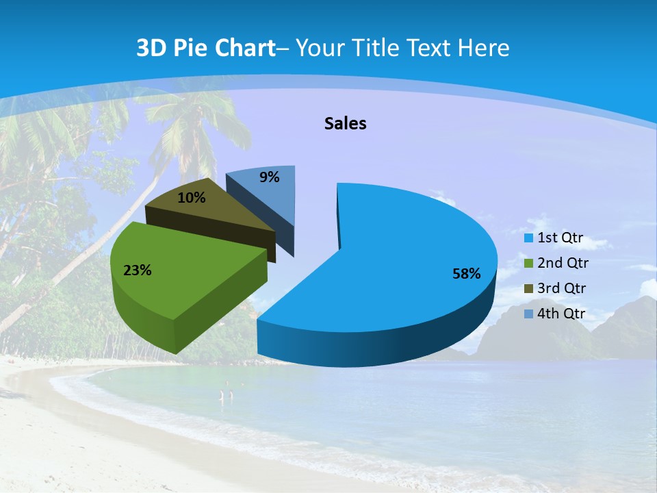 Island Summer Tropics PowerPoint Template