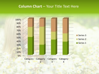 Beautiful Garden Chamomile PowerPoint Template