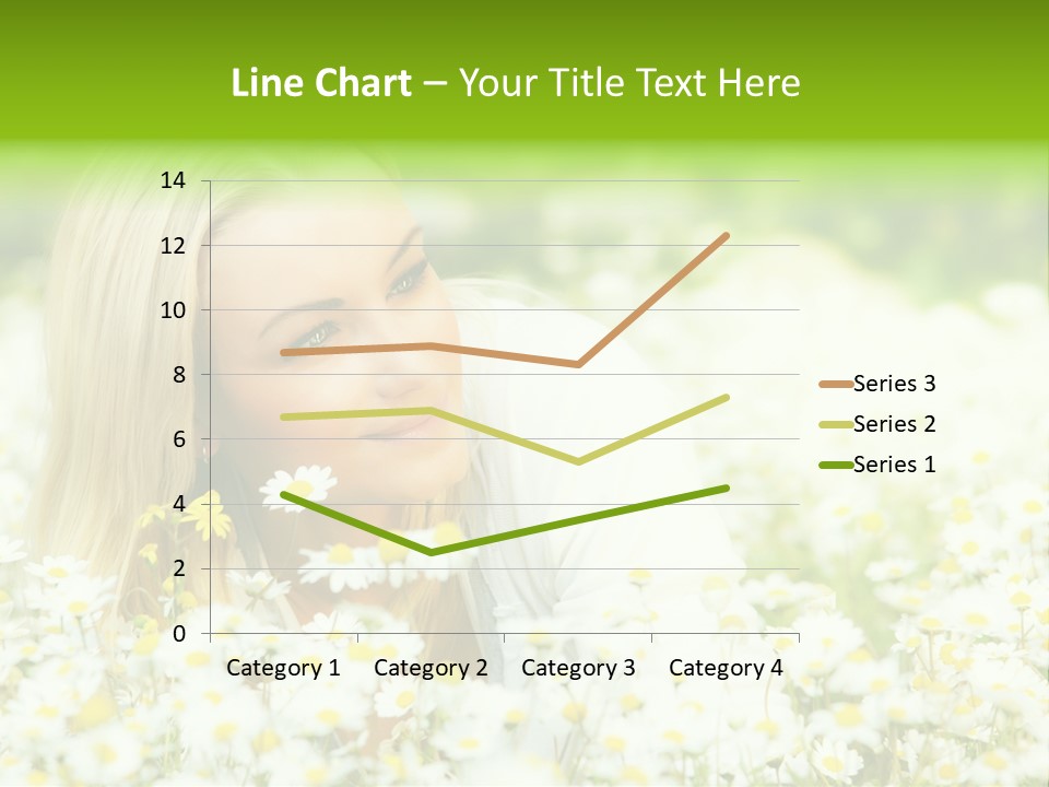 Beautiful Garden Chamomile PowerPoint Template