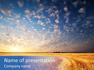 Sky Nature Countryside PowerPoint Template