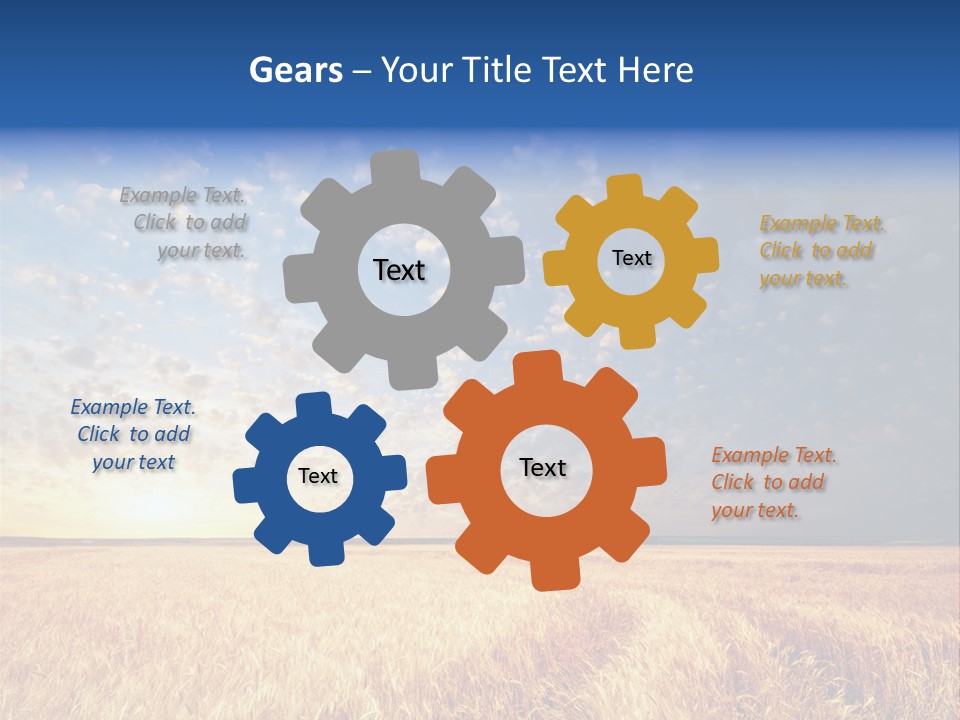 Sky Nature Countryside PowerPoint Template