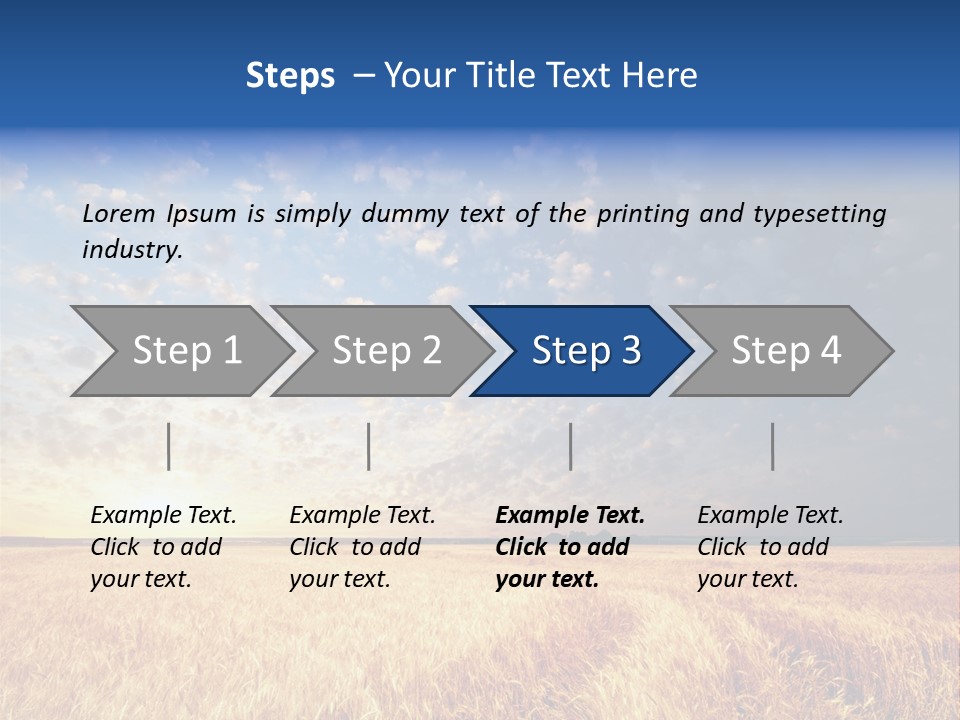 Sky Nature Countryside PowerPoint Template
