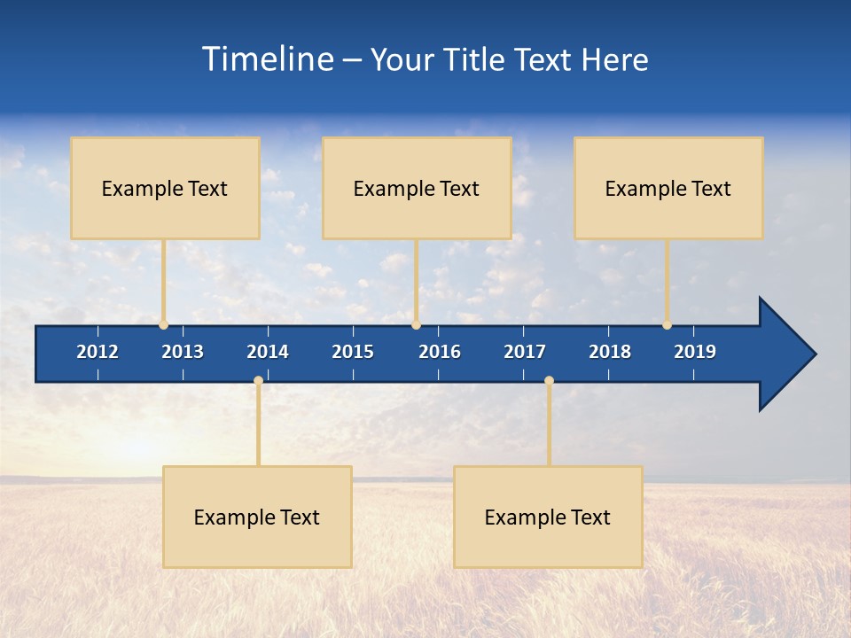 Sky Nature Countryside PowerPoint Template