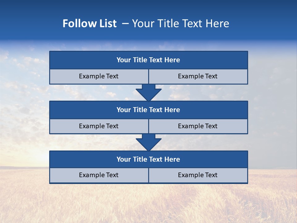 Sky Nature Countryside PowerPoint Template