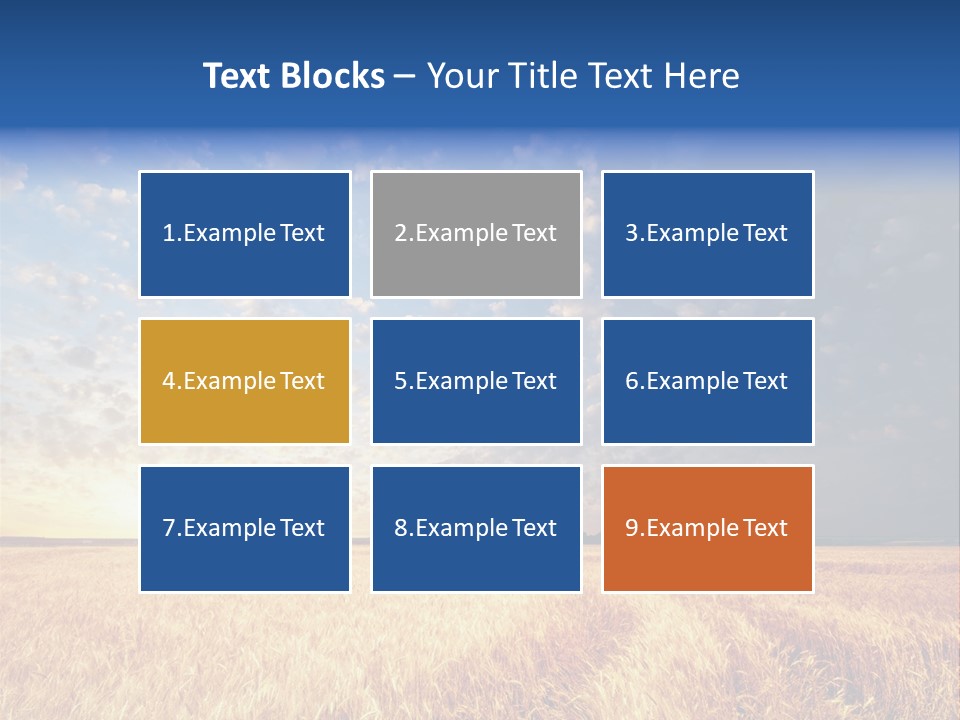 Sky Nature Countryside PowerPoint Template