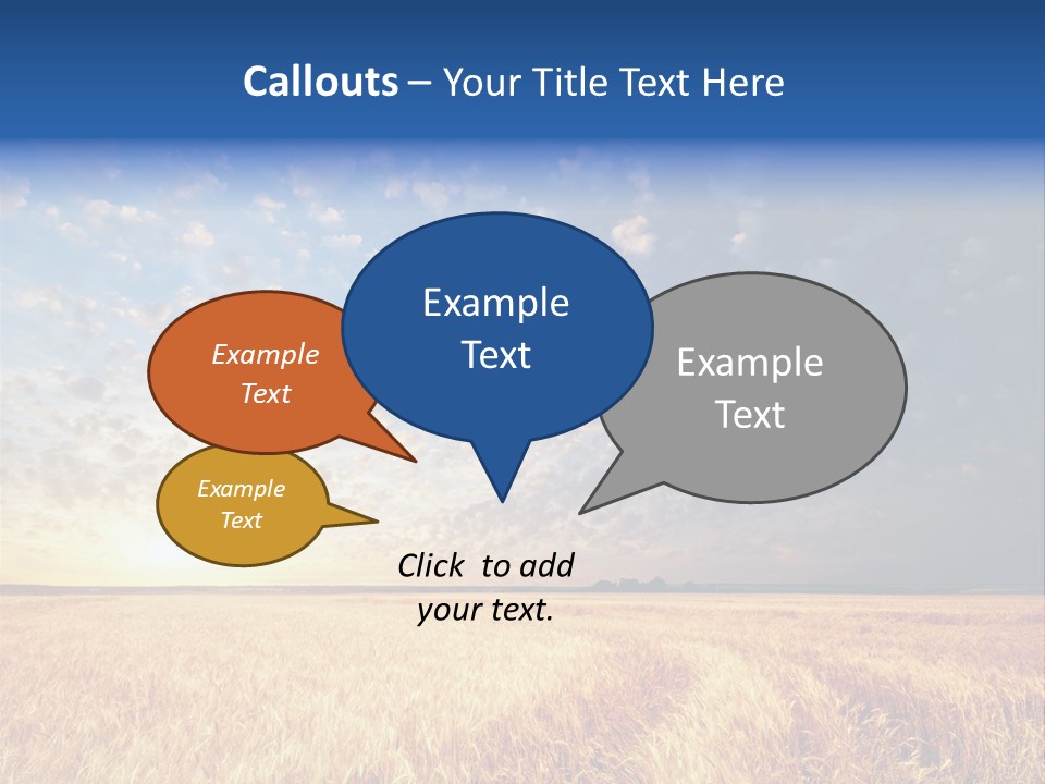 Sky Nature Countryside PowerPoint Template