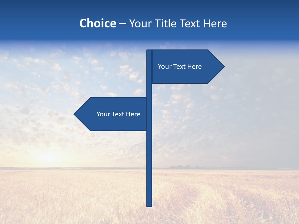 Sky Nature Countryside PowerPoint Template