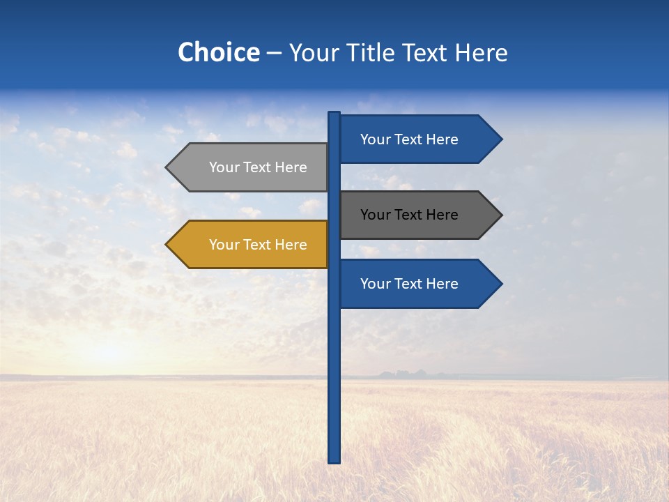 Sky Nature Countryside PowerPoint Template