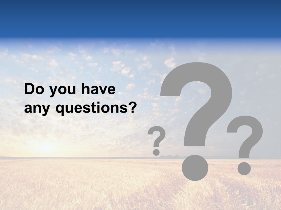 Sky Nature Countryside PowerPoint Template