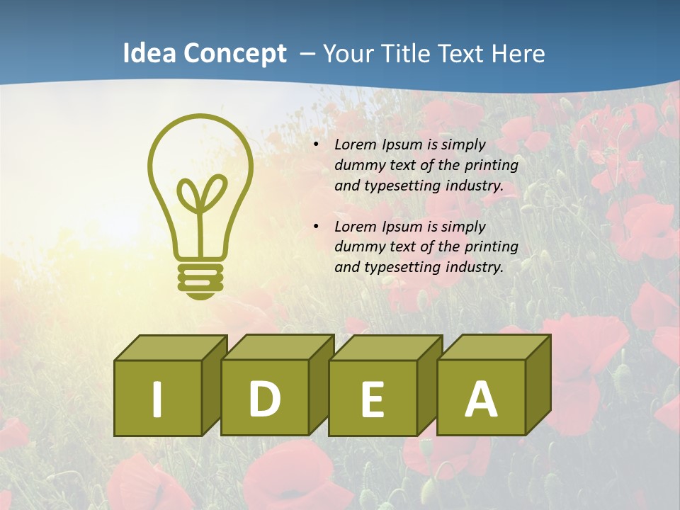 Cloud Sun Plain PowerPoint Template