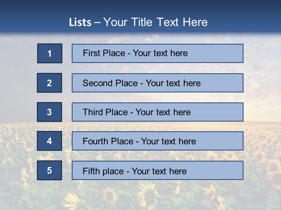 Scene Horizon Sky PowerPoint Template