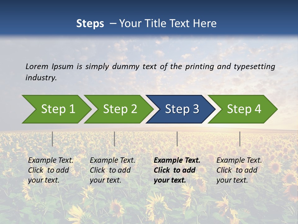 Scene Horizon Sky PowerPoint Template