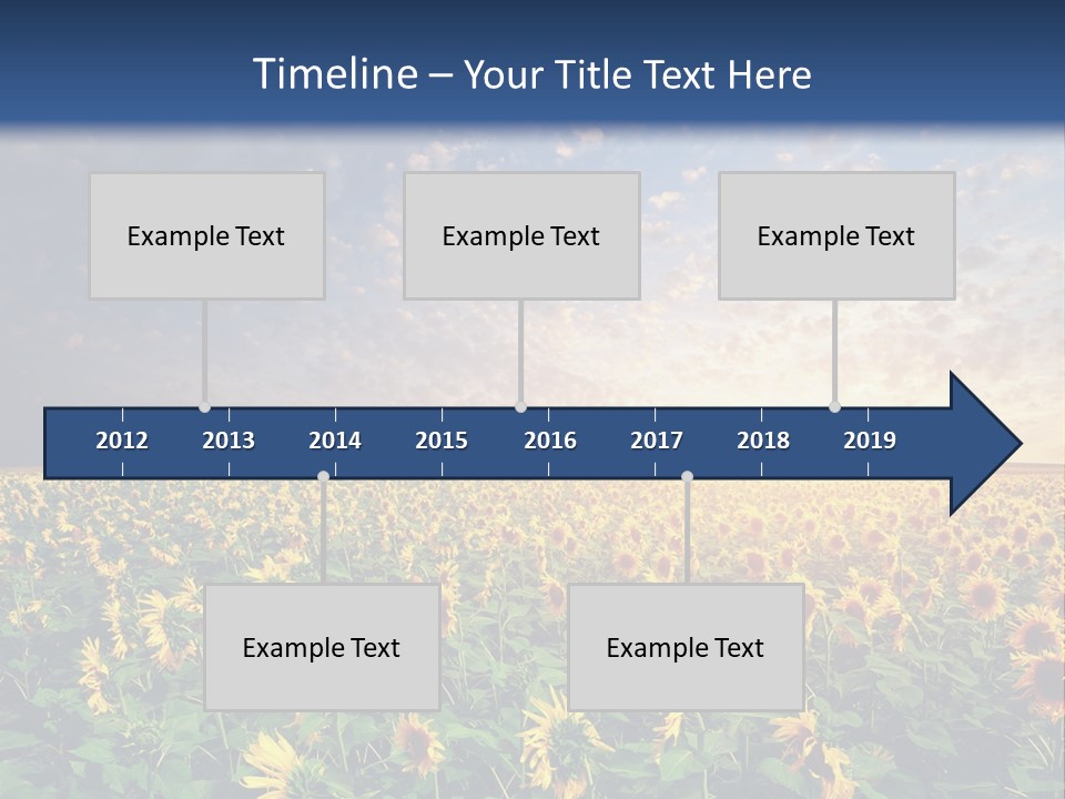Scene Horizon Sky PowerPoint Template