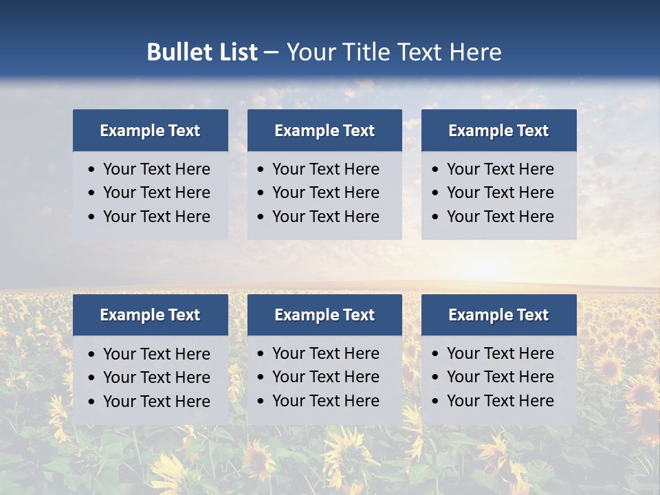 Scene Horizon Sky PowerPoint Template