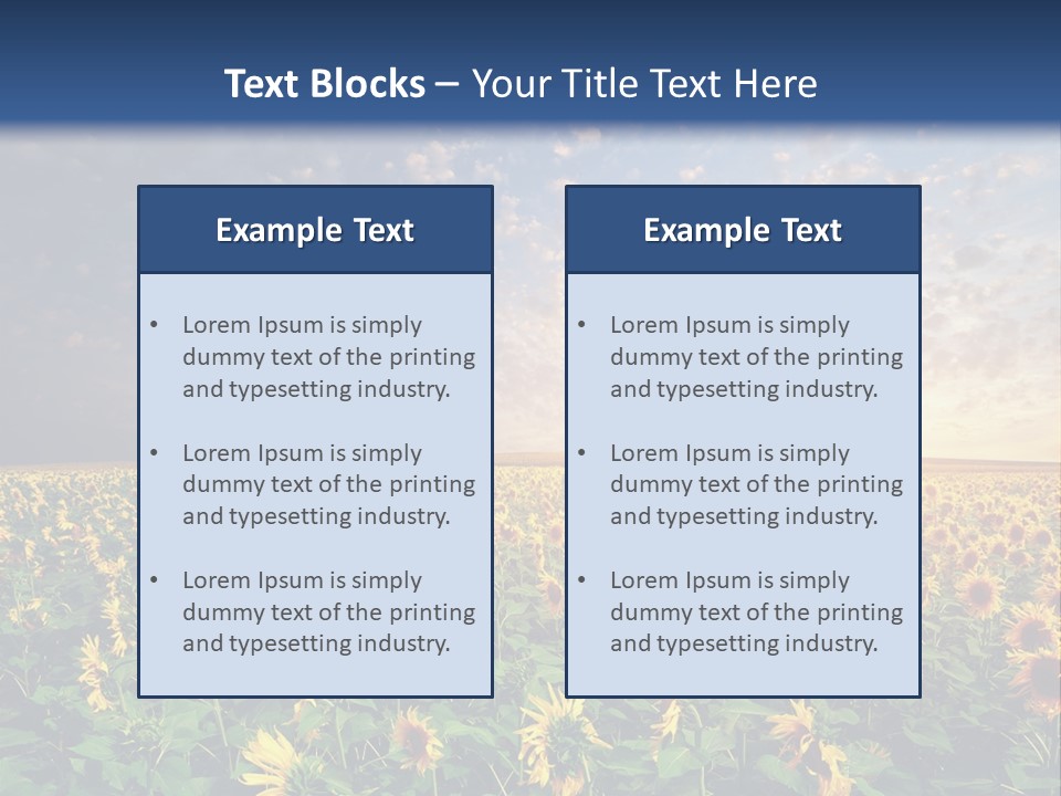 Scene Horizon Sky PowerPoint Template