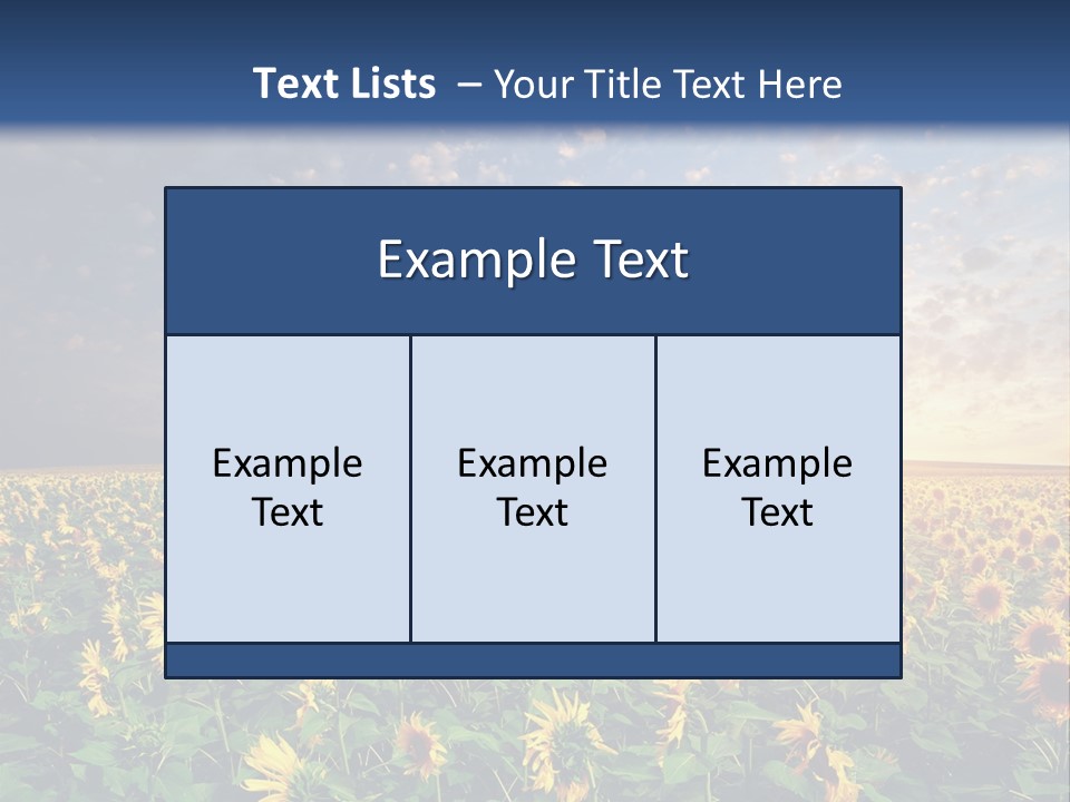 Scene Horizon Sky PowerPoint Template