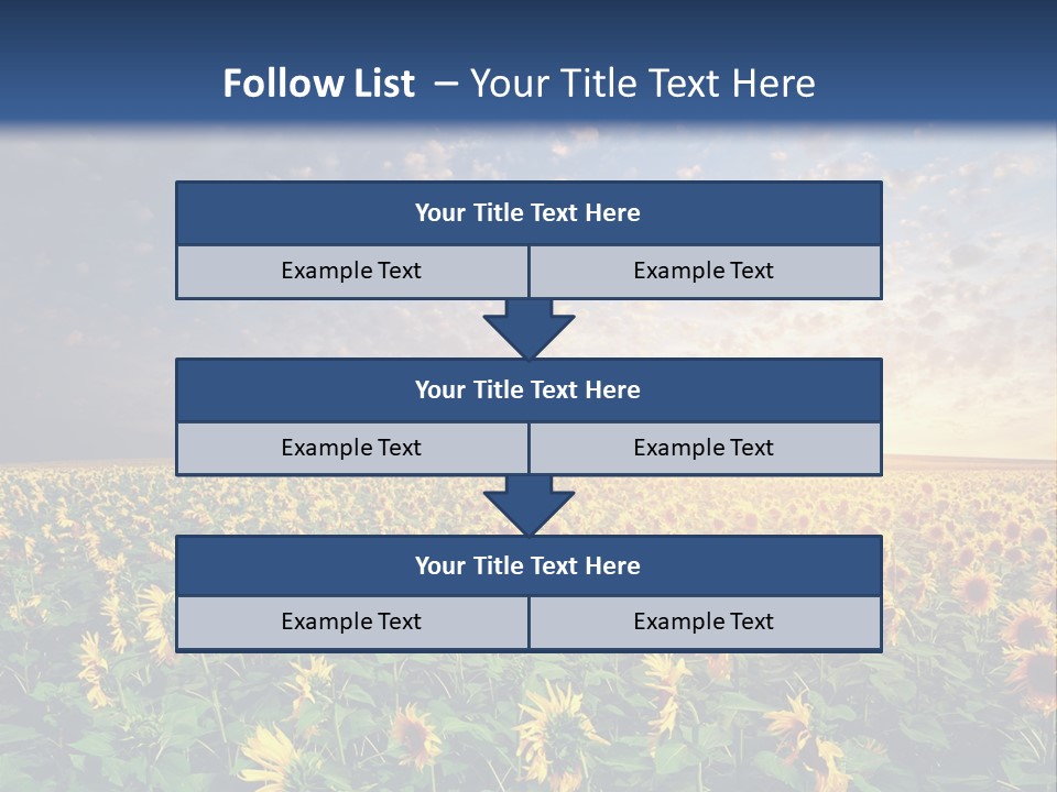 Scene Horizon Sky PowerPoint Template