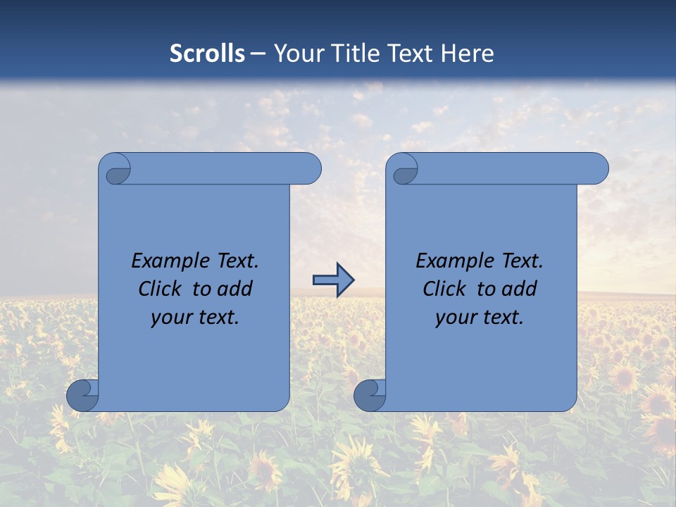 Scene Horizon Sky PowerPoint Template