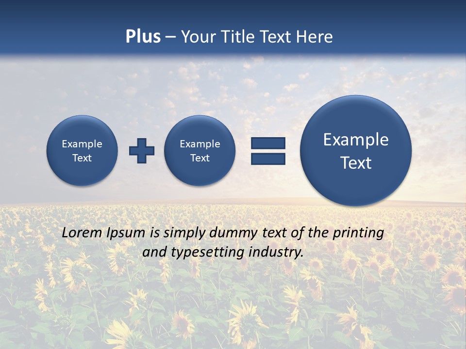 Scene Horizon Sky PowerPoint Template